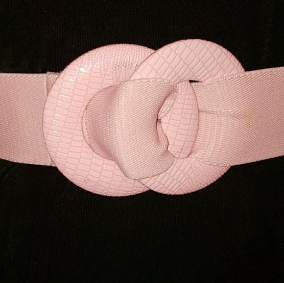 Barbie VNTG Soft Pink Stretchy Belt - Picture 4 of 9